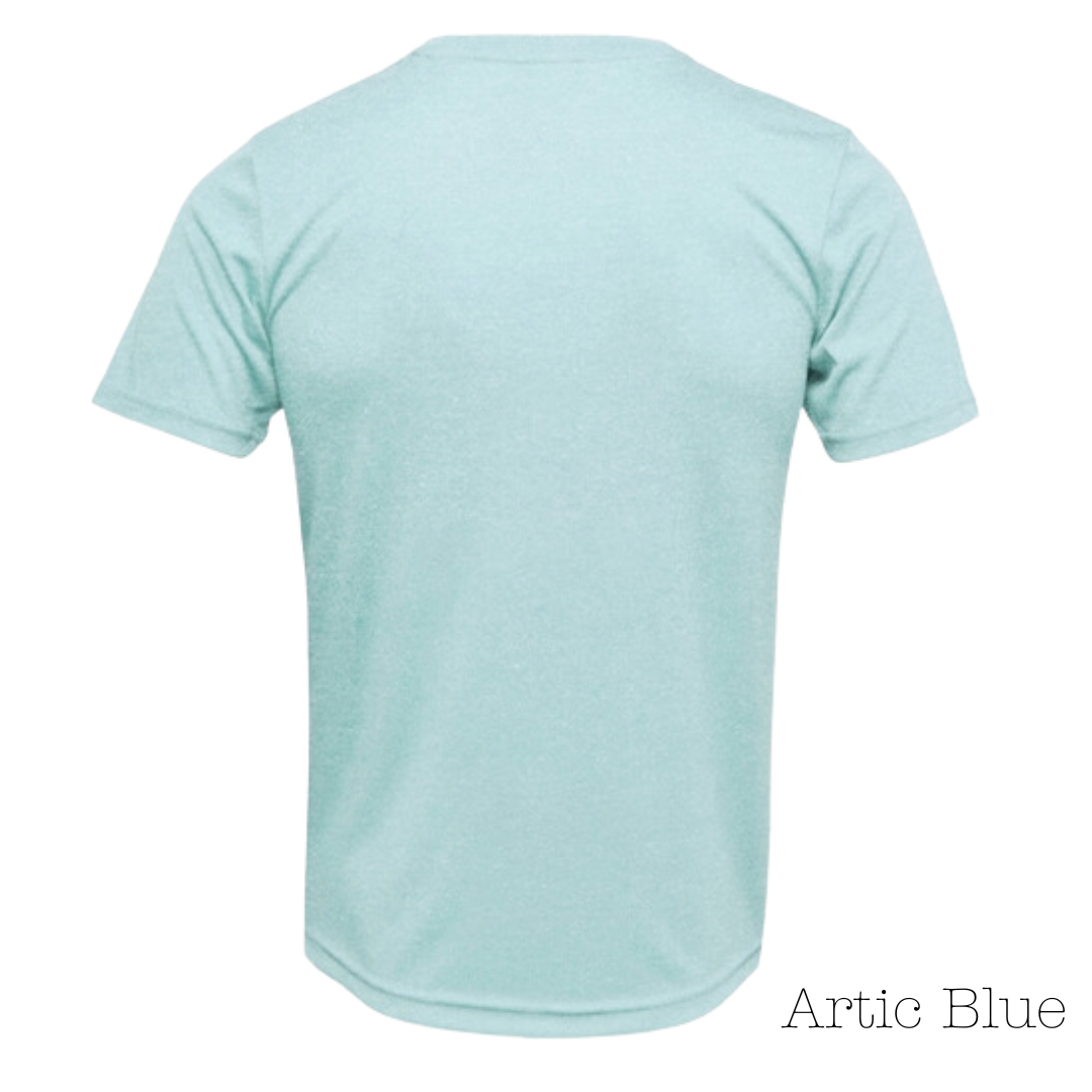 Arctic Blue 70/30 Short-Sleeve Tee Shirt