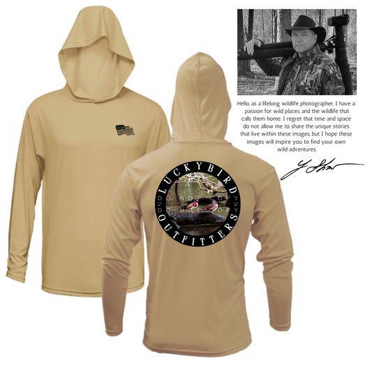 LuckyBird Outfitters Performance Hoodie with Duck Print