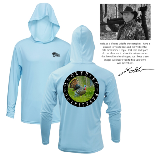 LuckyBird Outfitters Performance Hoodie with Turkey Print