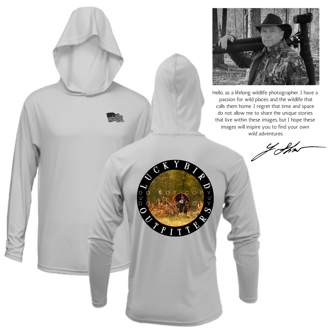 LuckyBird Outfitters Performance Hoodie with Turkey Print