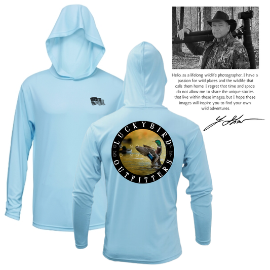 LuckyBird Outfitters Performance Hoodie with Duck Print