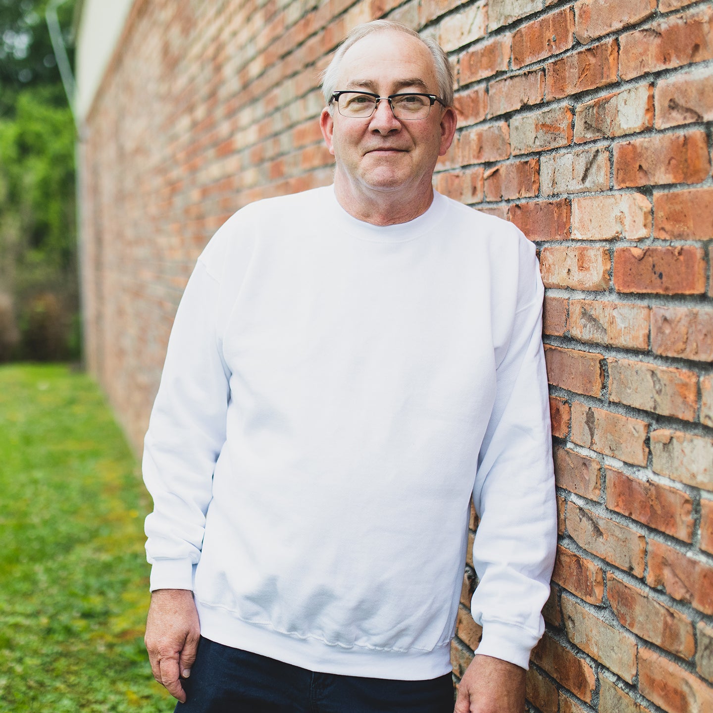 White 50/50 Sweatshirt